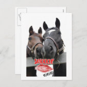 バレンタインデーの馬 シーズンポストカード (正面/裏面)