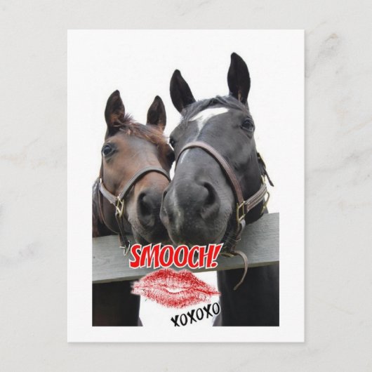 バレンタインデーの馬 シーズンポストカード (正面)