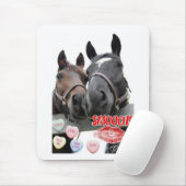バレンタインデーの馬 マウスパッド (マウス)