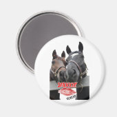 バレンタインデーの馬 マグネット (正面/裏面)