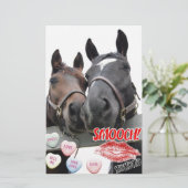バレンタインデーの馬 便箋 (スタンド正面)