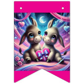 バレンタインデーの魔法の動物 バンティングフラッグ (第2の旗)