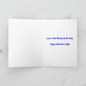 バレンタインデーの魚カード シーズンカード (内部)