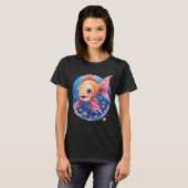 バレンタインデーの魚 Tシャツ (正面フル)