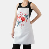 バレンタインデーの鳥 エプロン (インサイチュ)