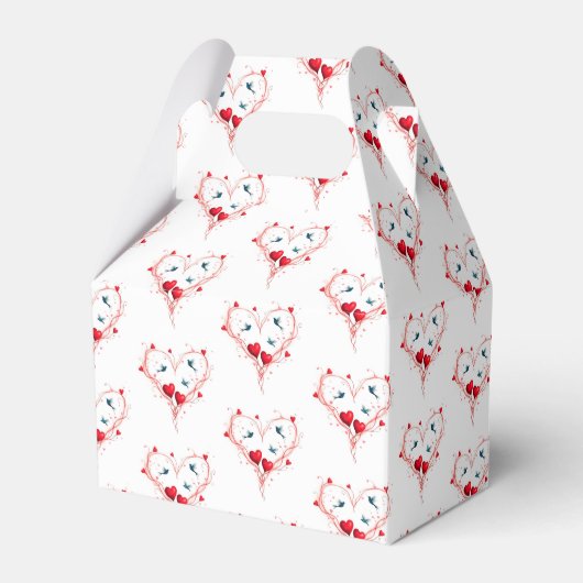 バレンタインデーの鳥 フェイバーボックス (正面サイド)