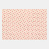 バレンタインデーの3ラッピング紙 ラッピングペーパーシート (正面)