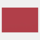 バレンタインデーの「愛」赤いタイポグラフィ ラッピングペーパーシート (正面3)