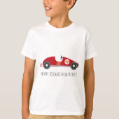 バレンタインデーのTシャツ|の競争のヴィンテージ車 Tシャツ (正面)