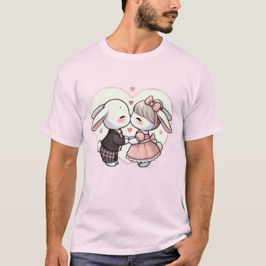 バレンタインデーのTシャツ Tシャツ (正面)