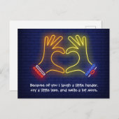 バレンタインデーはあなたのせいで ポストカード (正面/裏面)