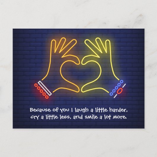 バレンタインデーはあなたのせいで ポストカード (正面)