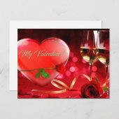 バレンタインデーはがき シーズンポストカード (正面/裏面)