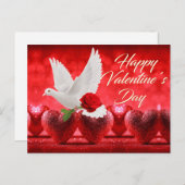 バレンタインデーはがき シーズンポストカード (正面/裏面)