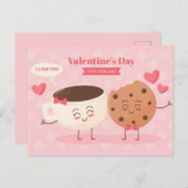 バレンタインデーはがき ポストカード (正面/裏面)