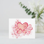 バレンタインデーはがき ポストカード (スタンド正面)