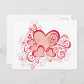 バレンタインデーはがき ポストカード (正面/裏面)