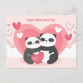 バレンタインデーはがき ポストカード (正面)