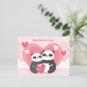 バレンタインデーはがき ポストカード (スタンド正面)