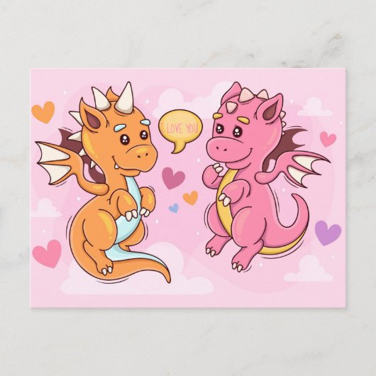 バレンタインデーはがき ポストカード (正面)