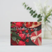 バレンタインデーはがき ポストカード (スタンド正面)