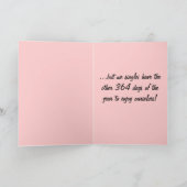 バレンタインデーはカップルの… シーズンカード (内部)