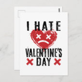 バレンタインデーは大嫌い ポストカード (正面/裏面)