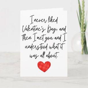 バレンタインデーは好きになれなかった  折り畳まれた カード