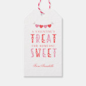 バレンタインデーは教室の好意ギフトラベル ギフトタグ (正面)