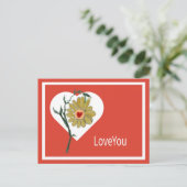 バレンタインデーは毎日 愛してる 気分 ポストカード (スタンド正面)