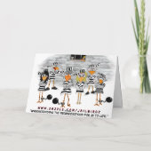 バレンタインデーは…私の光沢がある赤に接吻できます: Jailbird シーズンカード (裏面)