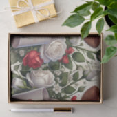 バレンタインデーふくらはぎ(フローラ配置) 薄葉紙 (ギフト)