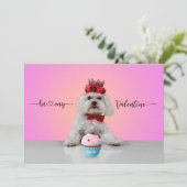 バレンタインデーまたはガレンティーンデーのパーティー招待状 招待状 (スタンド正面)