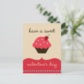 バレンタインデーをお願い！はがきおもしろい シーズンポストカード (スタンド正面)