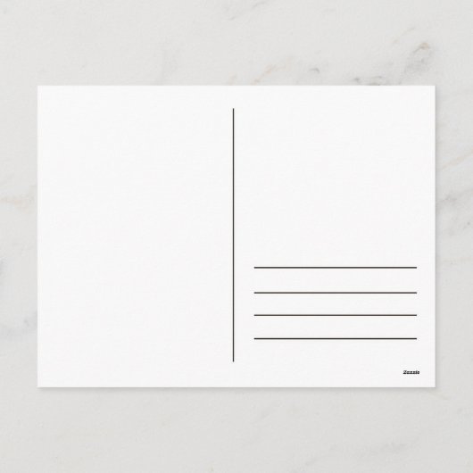 バレンタインデーをお願い！はがきおもしろい シーズンポストカード (裏面)