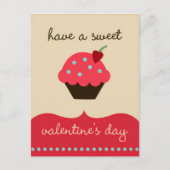 バレンタインデーをお願い！はがきおもしろい シーズンポストカード (正面)