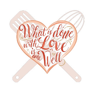 バレンタインデーをテーマにしたエプロン – キッチンギフト エプロン