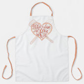 バレンタインデーをテーマにしたエプロン – キッチンギフト エプロン (正面)