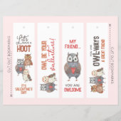 バレンタインデーをテーマにしたDIYブックマーク (正面)