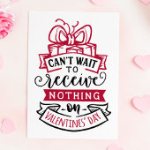 バレンタインデーを何も受け取るのを待てない シーズンカード