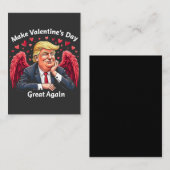 バレンタインデーを再び偉大に トランプ支持者 ノートカード (正面/裏面)