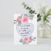 バレンタインデーを愛し合おう ポストカード (スタンド正面)