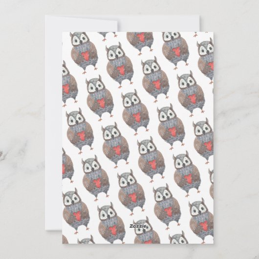 バレンタインデーを愛する愛のおしゃれ シーズンカード (裏面)