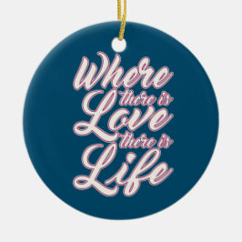 バレンタインデーを愛する |オーナメント セラミックオーナメント