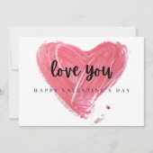 バレンタインデーを愛する シーズンカード (正面)