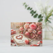 バレンタインデーを愛する シーズンポストカード (スタンド正面)