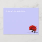 バレンタインデーを愛する ポストカード (裏面)