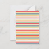 バレンタインデーを楽しむ子どもを持つ ノートカード (裏面)