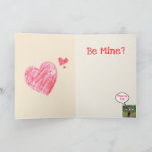 バレンタインデーを祝うヤギ シーズンカード (内部)