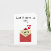 バレンタインデーを言うメモだ シーズンカード (正面)